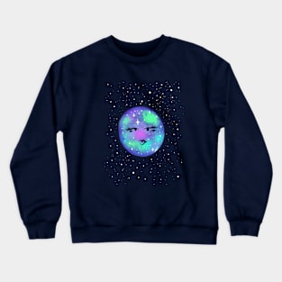 Galaxy kissing you Crewneck Sweatshirt